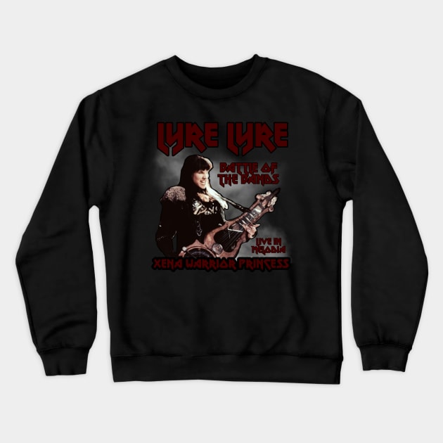 Xena Warrior Princess Lyre Lyre Crewneck Sweatshirt by CharXena